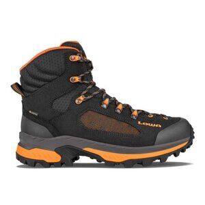 LOWA LINO GTX Mid Outdoor Waterproof Orange Black Work Boots Men’s Size 9